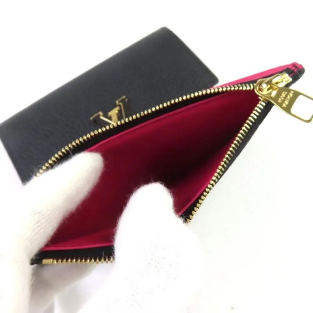 Louis Vuitton Portefeuille Compact Taurillon Clemence Bifold Wallet